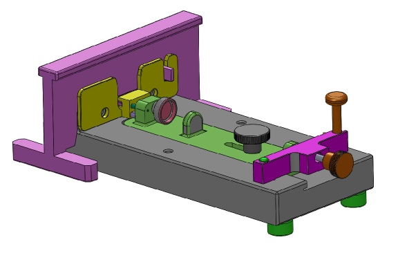 A device to get all the Ø.030" connector pins of a very small electrical connector pulled to the same length.