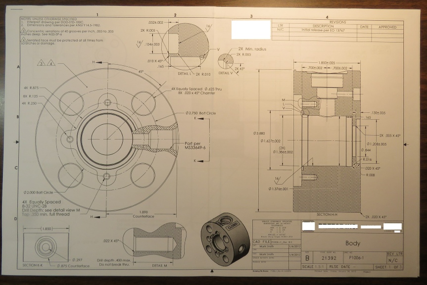 Ball valve for the Navy